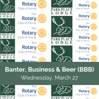 Banter, Business & Beer (BBB) at Park Place Lodge w/The Fernie Rotary - March 27, 2024