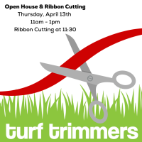 Member Ribbon Cutting - Turf Trimmers