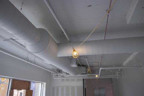 Paintgrip Spiral Pipe installed at Chiefs Fit on the Plaza