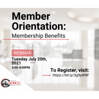 Member Orientation: Membership Benefits
