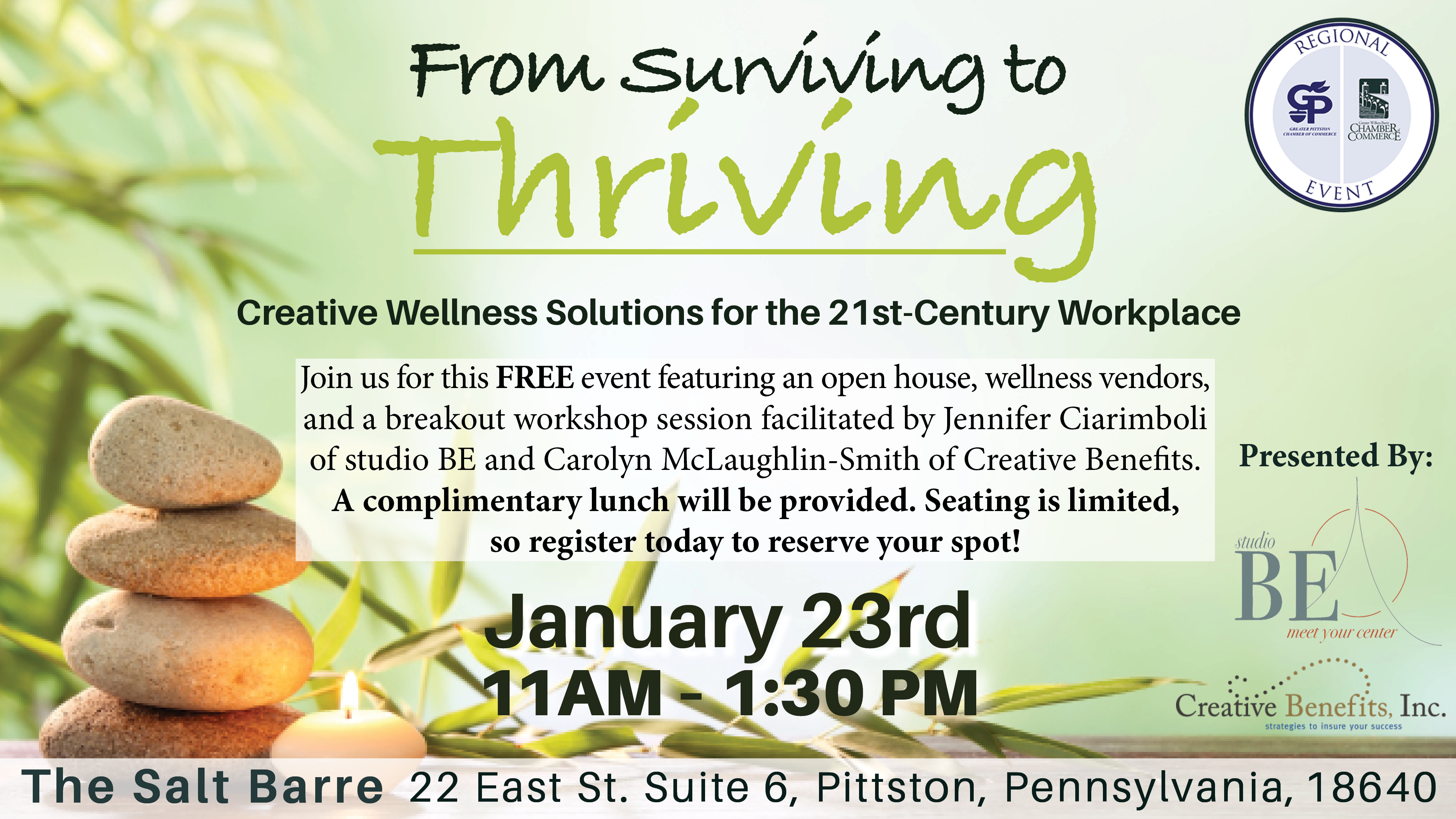 Image for Upcoming Event: From Surviving to Thriving