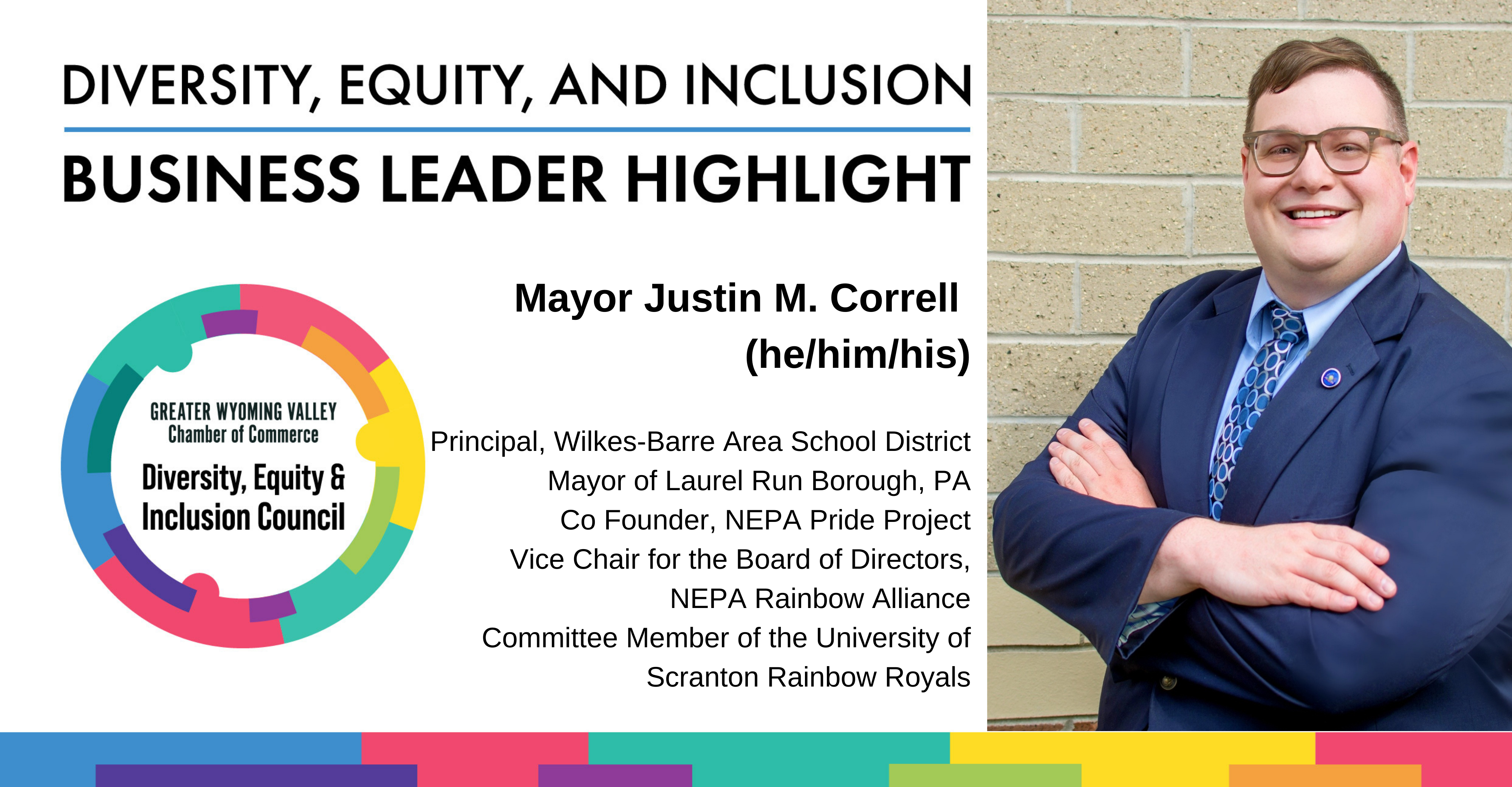 Image for Diversity Month Highlight: Mayor Justin M. Correll