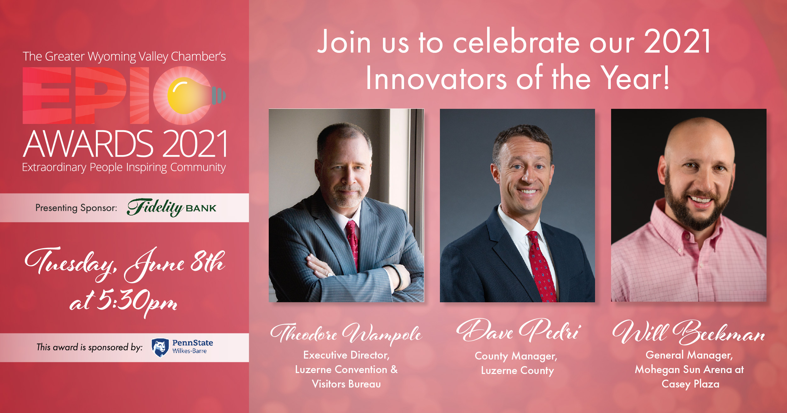 Meet the 2021 Innovators of the Year: Theodore Wampole, Dave Pedri, and Will Beekman! Meet the 2021 Innovators of the Year: Theodore Wampole, Dave Pedri, and Will Beekman!