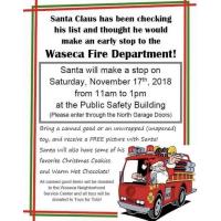 Santa Visits the Fire Department 2018