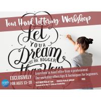 Teen Hand Lettering Workshop- Waseca Public Library 