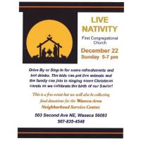 Live Nativity @ First Congregational Church of Waseca