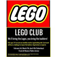 Lego Club @ Waseca Public Library 
