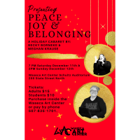 Waseca Arts Center Presents " Peace, Joy & Belonging" a Holiday Cabaret