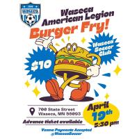 Waseca Soccer Club Burger Fry @ Waseca American Legion
