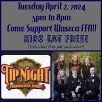 Pizza Ranch Tip Night-Supporting Waseca FFA