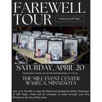 "Farewell Tour" Paintings by WET Signs @ The Mill Event
