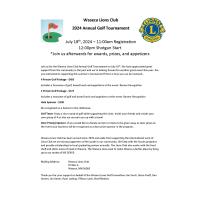 Waseca Lions Club 2024 Golf Tournament