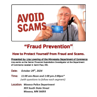 Fraud Prevention- Avoid Scams