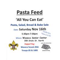 Waseca Boy Scouts Troop 85 & 1085 "Pasta Feed"