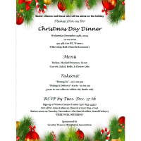 Christmas Day Dinner Hosted by The Ministerial Association