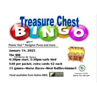 Treasure Chest Bingo @ The Mill Event Center