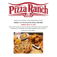 Waseca Exchange Club Fundraiser @ Pizza Ranch