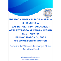 Exchange Club of Waseca Burger Fry @ Waseca American Legion