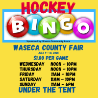 Hockey Bingo @ The Waseca County Fair
