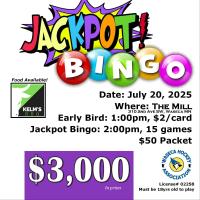 Jackpot Bingo @ The Mill Event Center