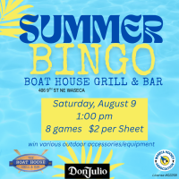 Summer Bingo @ The Boathouse Grill and Bar