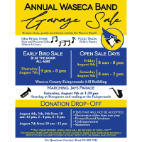 Annual Waseca Band Garage Sale