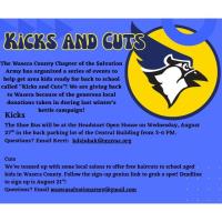 Kicks and Cuts Sponsored by The Waseca County Salvation Army