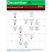 December SMILES of Waseca Calendar