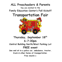 Family Education Center's Transportation Fair