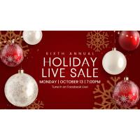 6th Annual Holiday Facebook Live Sale!