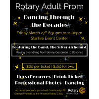 Waseca Rotary Club Adult Prom-Dancing Through the Decades