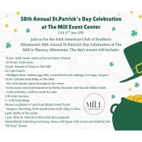 58th Annual St.Patrick's Day Celebration @ The Mill Event Center