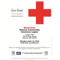 Red Cross Blood Drive Waseca American Legion