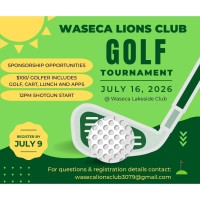 Waseca Lions Club Golf Tournament