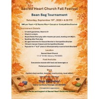 Sacred Heart Church Fall Festival Bean Bag Tournament