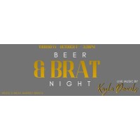 Beer & Brat Night w/Live Music by Kayla Daniels