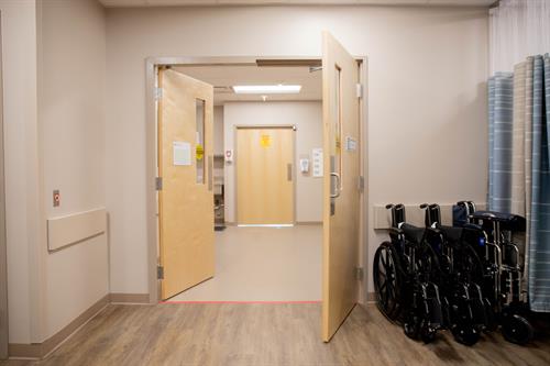 Entrance to CSSCO surgery suites 