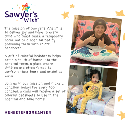 Overview of Sawyer's Wish - The Sheets from Sawyer program. 