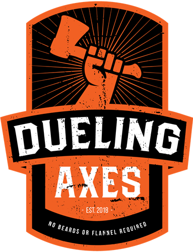 Dueling Axes Badge