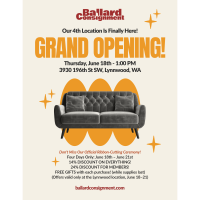 Ballard Consignment Grand Opening in Lynnwood!