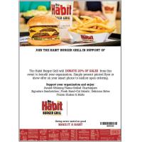 Fundraiser for Shelter on the Hill at The Habit Burger Grill
