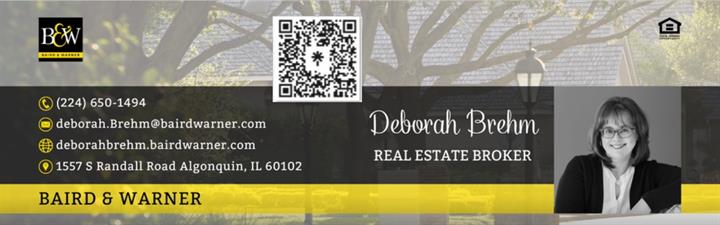 Deborah Brehm, Licensed Real Estate Broker & REALTOR® - Baird & Warner, Algonquin