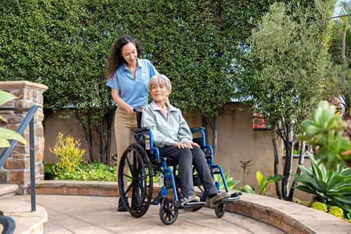 "What a beautiful day!" We are happy to build relationships and provide companionship 