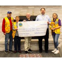 Huntley Area Lions Club Makes Donation to Huntley Area Public Library