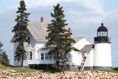 Winter Harbor Lighthouse is a quaint lighthouse just off  the shores of Acadia National Park and Schoodic Peninsula!!