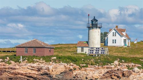 Great Duck Island Lighthouse, an offshore station, is a possible stop during this cruise!