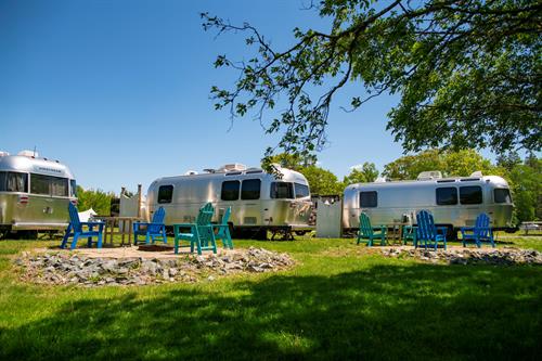 Stay in one of our Airstreams for a fun, unique experience