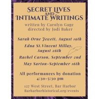 Secret Lives and Intimate Writings of Sarah Orne Jewett: (8/18/2025)