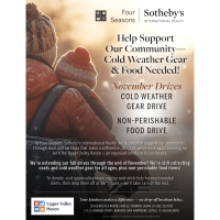 Fall Donation Drives – Help Us Help Our Community!