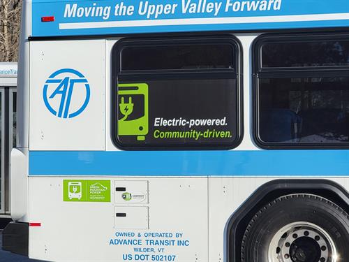 Advance Transit's electric buses share a key part of AT's mission "Electric-powered. Community-driven."